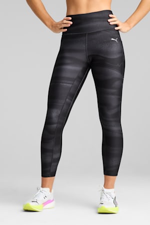 VELOCITY All-Over Print Running Tights Women, PUMA Black, extralarge-GBR