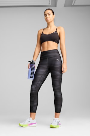VELOCITY All-Over Print Running Tights Women, PUMA Black, extralarge-GBR