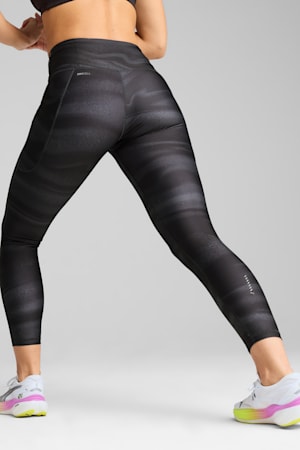 VELOCITY All-Over Print Running Tights Women, PUMA Black, extralarge-GBR