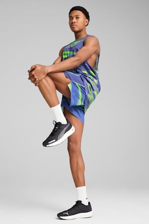 VELOCITY All-Over Print Polyblend Tank Men, Blue Crystal, extralarge-GBR