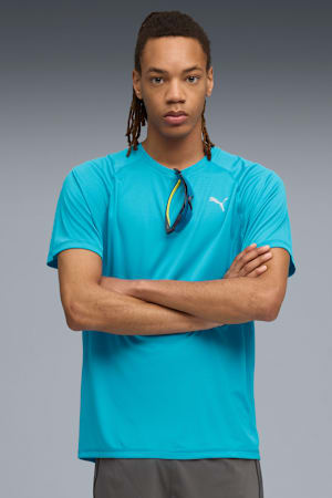 VELOCITY Running Tee Men, Speed Blue, extralarge-GBR