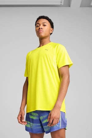 VELOCITY Running Tee Men, Lemon Sherbert, extralarge-GBR