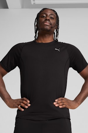 VELOCITY Tri-Blend Running Tee Men, PUMA Black, extralarge-GBR