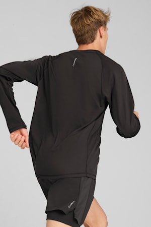 VELOCITY Long Sleeve Running Top Men, PUMA Black, extralarge-GBR