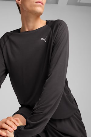VELOCITY Long Sleeve Running Top Men, PUMA Black, extralarge-GBR