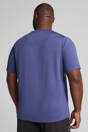 Mesh Running Graphic Tee Men, Blue Crystal, extralarge-GBR