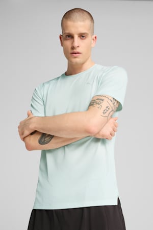 PUMA RUN Mesh Graphic Tee Men, Peaceful Blue, extralarge-GBR