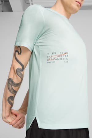 PUMA RUN Mesh Graphic Tee Men, Peaceful Blue, extralarge-GBR