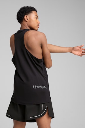 Graphic Mesh Running Singlet Men, PUMA Black, extralarge-GBR