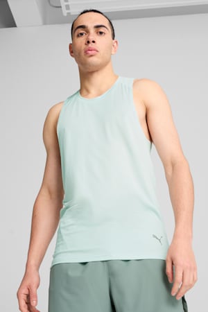 Graphic Mesh Running Singlet Men, Peaceful Blue, extralarge-GBR