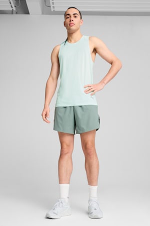 Graphic Mesh Running Singlet Men, Peaceful Blue, extralarge-GBR
