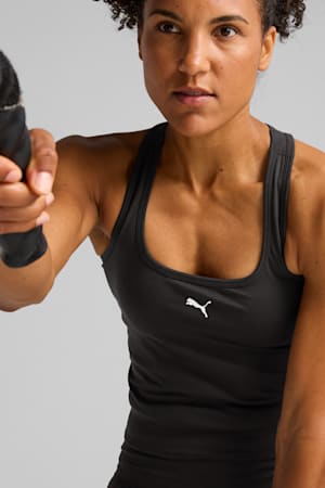 CLOUDSPUN Mesh 2-in-1 Tank Women, PUMA Black, extralarge-GBR