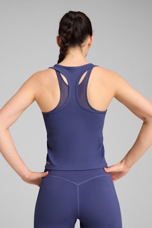 CLOUDSPUN Mesh 2-in-1 Tank Women, Blue Crystal, extralarge-GBR
