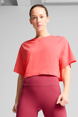 CLOUDSPUN Mesh Tee Women, Peach Frost, extralarge-GBR