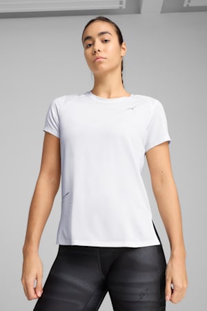 PUMA RUN Mesh Tee Women, PUMA White, extralarge-GBR