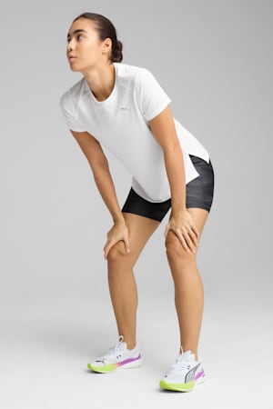 PUMA RUN Mesh Tee Women, PUMA White, extralarge-GBR
