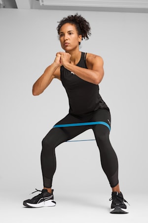 CLOUDSPUN Soft Mesh High-Waisted 7/8 Tights Women, PUMA Black, extralarge-GBR