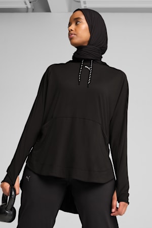 MODEST Hoodie Women, PUMA Black, extralarge-GBR