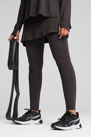MODEST 2-in-1 Running Tights Women, PUMA Black, extralarge-GBR