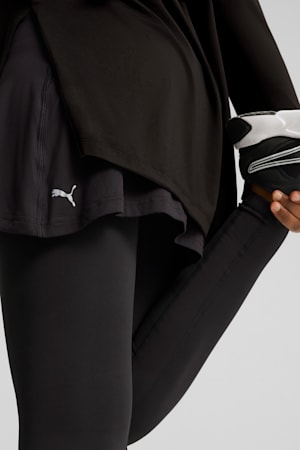 MODEST 2-in-1 Running Tights Women, PUMA Black, extralarge-GBR