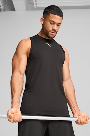 CLOUDSPUN Soft Breathable Tank Men, PUMA Black, extralarge-GBR