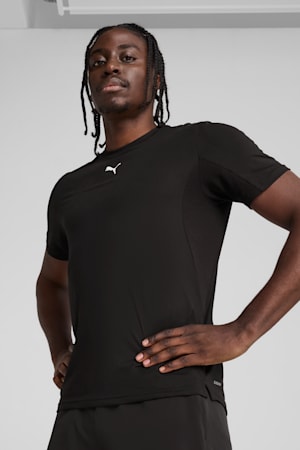CLOUDSPUN Soft Breathable Tee Men, PUMA Black, extralarge-GBR