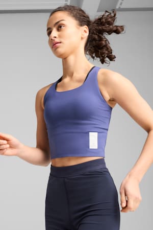 PUMA x SAYSKY Running Crop Top Women, Blue Crystal, extralarge-GBR