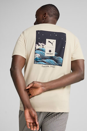 PUMA x SAYSKY Running Tee Unisex, Desert Dust, extralarge-GBR