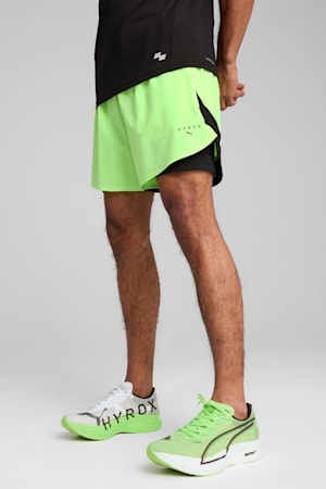 PUMA x HYROX 2-in-1 Training Shorts Men, Green Glare, extralarge-GBR
