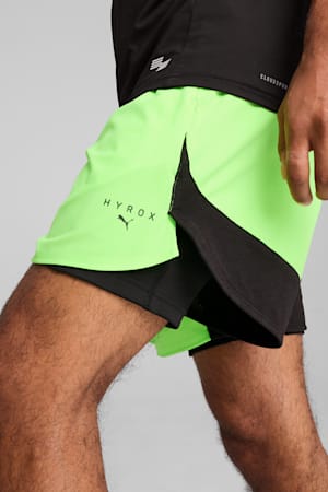 PUMA x HYROX 2-in-1 Training Shorts Men, Green Glare, extralarge-GBR