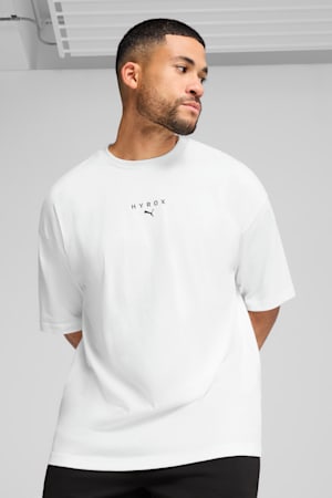 PUMA x HYROX Oversized Tee Men, PUMA White, extralarge-GBR