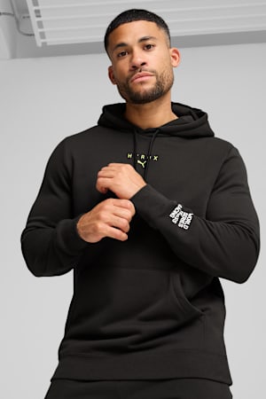 PUMA x HYROX Heavyweight Hoodie Men, PUMA Black, extralarge-GBR