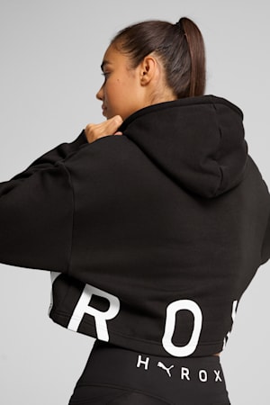 PUMA x HYROX Heavyweight Hoodie Women, PUMA Black, extralarge-GBR