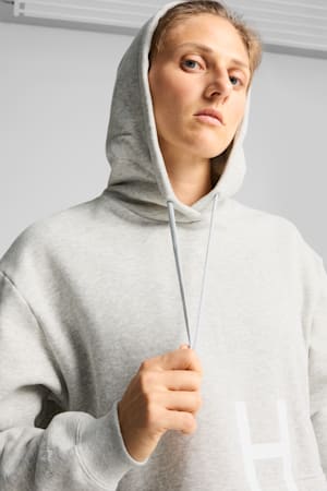 PUMA x HYROX Heavyweight Hoodie Women, Light Gray Heather, extralarge-GBR