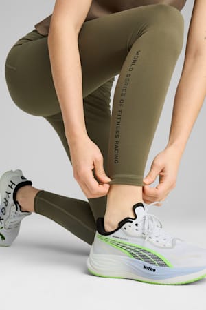 PUMA x HYROX CLOUDSPUN Full Tights Women, Loden Green, extralarge-GBR