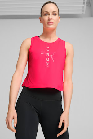 PUMA x HYROX CLOUDSPUN Tank Women, Sunset Glow, extralarge-GBR