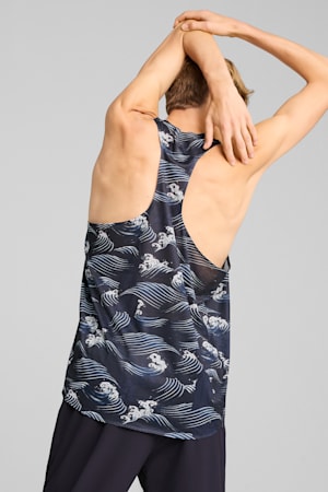 PUMA x SAYSKY Graphic Singlet Men, New Navy, extralarge-GBR