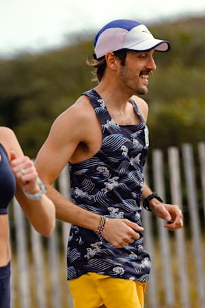 PUMA x SAYSKY Graphic Singlet Men, New Navy, extralarge-GBR
