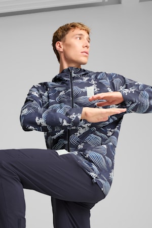 PUMA x SAYSKY Graphic Jacket Unisex, New Navy, extralarge-GBR
