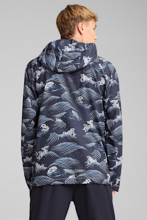 PUMA x SAYSKY Graphic Jacket Unisex, New Navy, extralarge-GBR