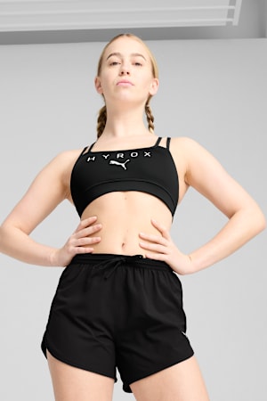 PUMA x HYROX MOVE Strappy Bra, PUMA Black, extralarge-GBR
