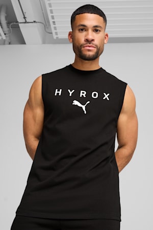 PUMA x HYROX Cut-Off Tank Men, PUMA Black, extralarge-GBR