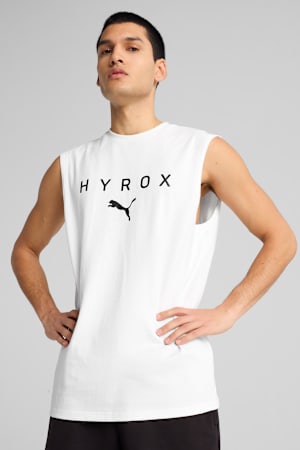 PUMA x HYROX Cut-Off Tank Men, PUMA White, extralarge-GBR
