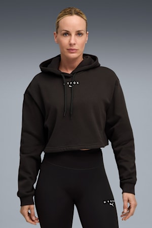 PUMA x HYROX Heavyweight Hoodie Women, PUMA Black, extralarge-GBR