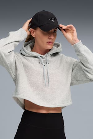 PUMA x HYROX Heavyweight Hoodie Women, Light Gray Heather, extralarge-GBR