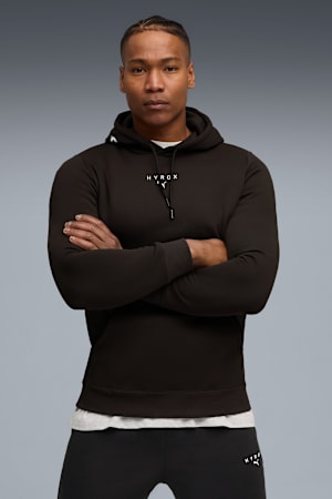 PUMA x HYROX Heavyweight Hoodie Men, PUMA Black, extralarge-GBR
