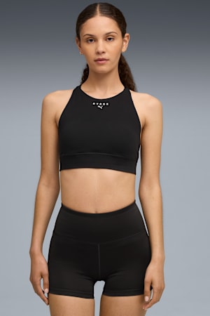 PUMA x HYROX SHAPELUXE High Neck Bra Women, PUMA Black, extralarge-GBR