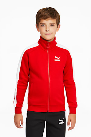 Iconic T7 Track Jacket Youth, High Risk Red, extralarge-GBR