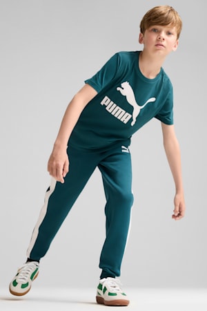 Iconic T7 Track Pants Youth, Cold Green, extralarge-GBR