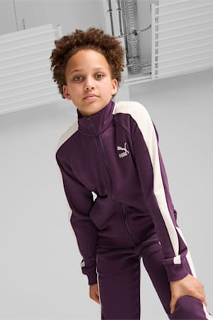 Classics T7 Track Jacket Youth, Midnight Plum, extralarge-GBR